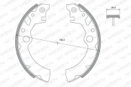 Комлект тормозных накладок WEEN 152-2424