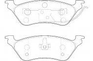 Комплект тормозных колодок WAGNER WBP24036A