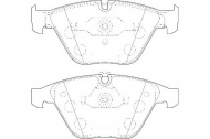 Комплект тормозных колодок WAGNER WBP23312A