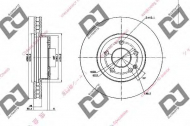 Тормозной диск DJ PARTS BD1742