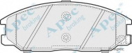 Комплект тормозных колодок APEC braking PAD1237