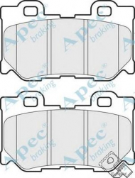 Комплект тормозных колодок APEC braking PAD1710