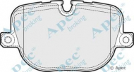 Комплект тормозных колодок APEC braking PAD1729