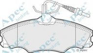 Комплект тормозных колодок APEC braking PAD901