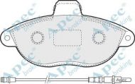 Комплект тормозных колодок APEC braking PAD935