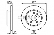 Тормозной диск BOSCH 0 986 478 065