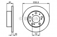 Тормозной диск BOSCH 0 986 478 067