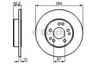 Тормозной диск BOSCH 0 986 478 187