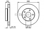 Тормозной диск BOSCH 0 986 478 195