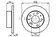 Тормозной диск BOSCH 0 986 478 200