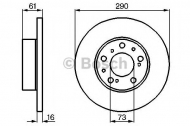 Тормозной диск BOSCH 0 986 478 234