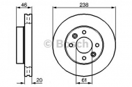 Тормозной диск BOSCH 0 986 478 275