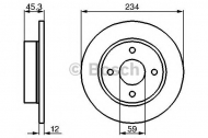 Тормозной диск BOSCH 0 986 478 288