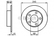 Тормозной диск BOSCH 0 986 478 315