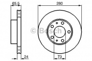 Тормозной диск BOSCH 0 986 478 434