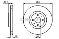 Тормозной диск BOSCH 0 986 478 786