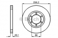 Тормозной диск BOSCH 0 986 478 802