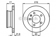 Тормозной диск BOSCH 0 986 478 849