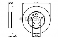 Тормозной диск BOSCH 0 986 478 868