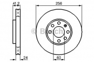Тормозной диск BOSCH 0 986 478 881