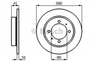 Тормозной диск BOSCH 0 986 478 898
