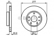 Тормозной диск BOSCH 0 986 478 992