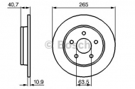 Тормозной диск BOSCH 0 986 479 169
