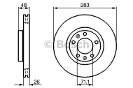 Тормозной диск BOSCH 0 986 479 193