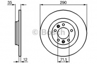 Тормозной диск BOSCH 0 986 479 194