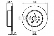 Тормозной диск BOSCH 0 986 479 243