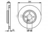 Тормозной диск BOSCH 0 986 479 438