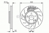 Тормозной диск BOSCH 0 986 479 720