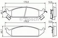 Комплект тормозных колодок BOSCH 0 986 494 313