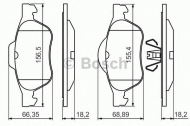 Комплект тормозных колодок BOSCH 0 986 494 439