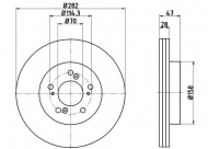 Тормозной диск HELLA PAGID 8DD 355 112-021