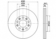 Тормозной диск HELLA PAGID 8DD 355 117-231