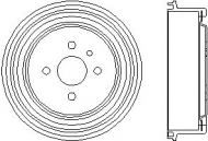 Тормозный барабан HELLA PAGID 8DT 355 301-191