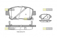 Комплект тормозных колодок STARLINE BD S321
