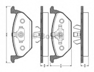 Комплект тормозных колодок BOSCH 0 986 TB2 040