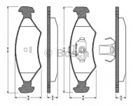 Комплект тормозных колодок BOSCH 0 986 TB2 066