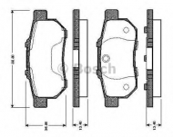 Комплект тормозных колодок BOSCH 0 986 TB2 121
