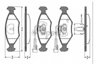 Комплект тормозных колодок BOSCH 0 986 TB2 156