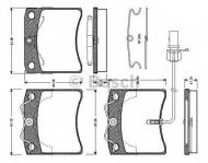 Комплект тормозных колодок BOSCH 0 986 TB2 210