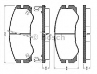 Комплект тормозных колодок BOSCH 0 986 TB2 234