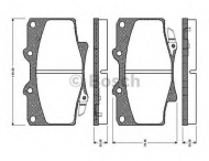 Комплект тормозных колодок BOSCH 0 986 TB2 238