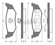 Комплект тормозных колодок BOSCH 0 986 TB2 260