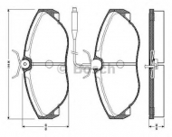 Комплект тормозных колодок BOSCH 0 986 TB2 261