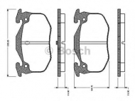 Комплект тормозных колодок BOSCH 0 986 TB2 078