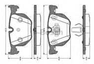 Комплект тормозных колодок BOSCH 0 986 TB2 206