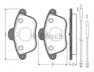 Комплект тормозных колодок BOSCH 0 986 TB2 221